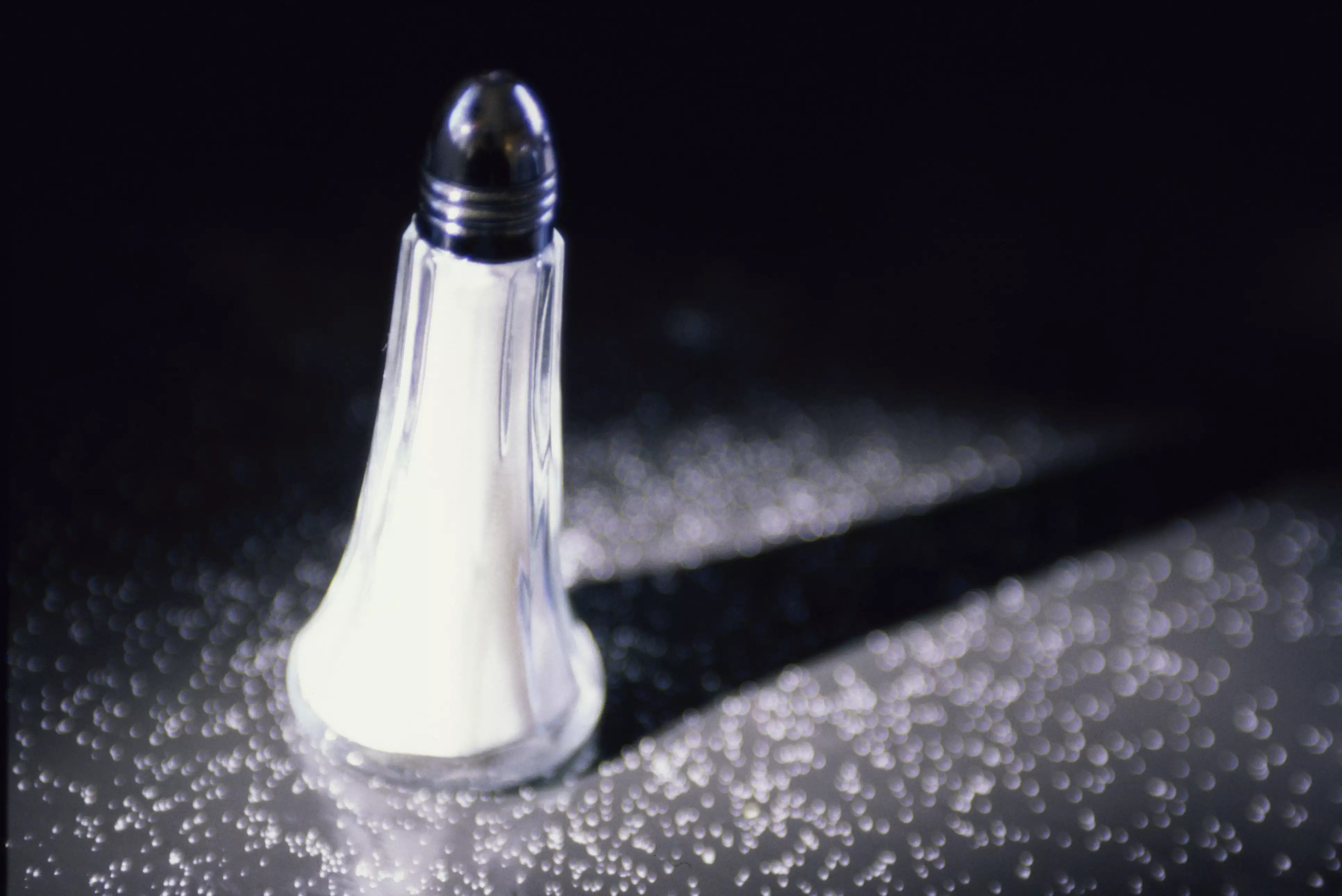 Close-up of a salt shaker